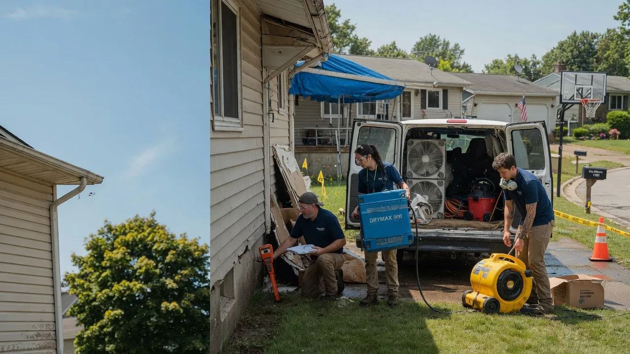 Ceiling Leak Cleanup in Peru, NY near me